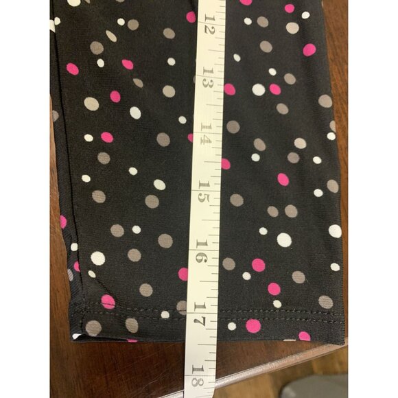 Anne Klein Polka Dot Scoop Neck 3/4 Sleeve Blouse Size L - Picture 4 of 7